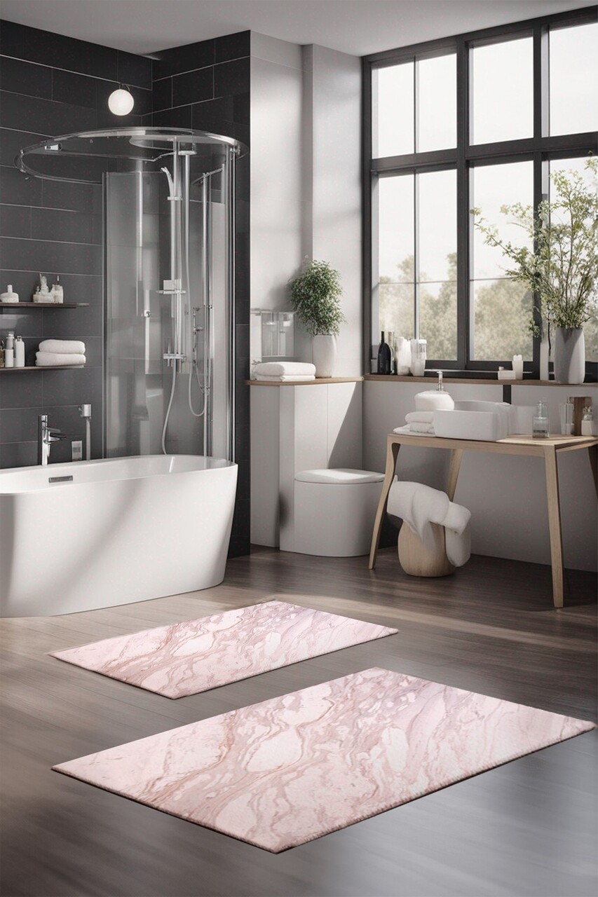 Set covorase de baie, L'essentiel Maison, CT-5034, Multicolor - imagine 4